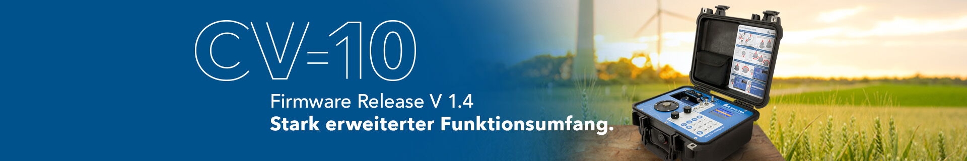 Header zum Newsbeitrag des CV-10 Release V1.4 Header