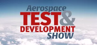 Blue Sky with logo of the Aerospace Test & Development Show