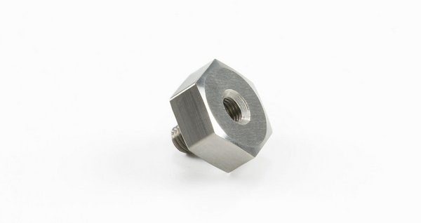Mounting Adapter 1/4-28 - M6x0,75 (F) - Hex 3/4"