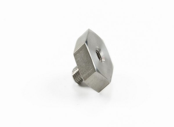 Gewindeadapter 1/4-28 - 10-32 (F) - Hex 3/4"