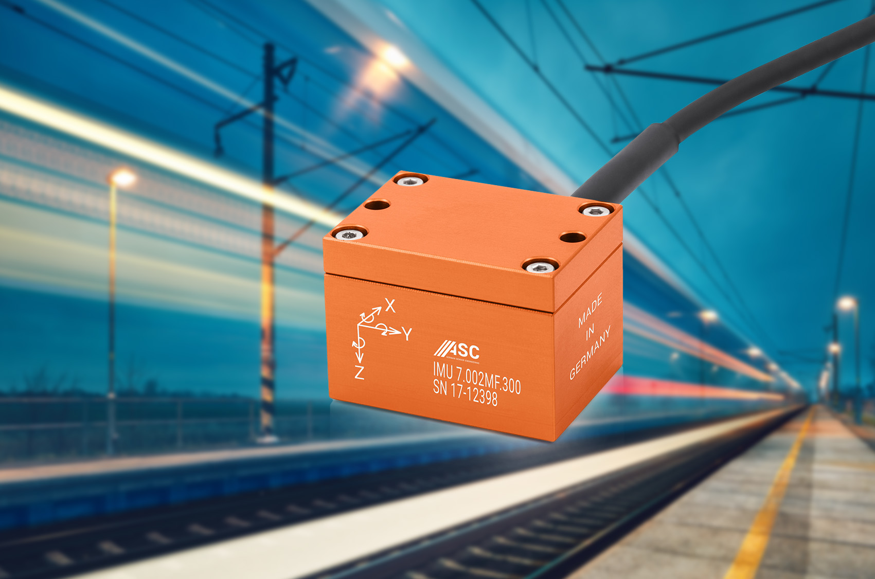 Rotation rate sensors used in rail traffic should be checked regularly.
